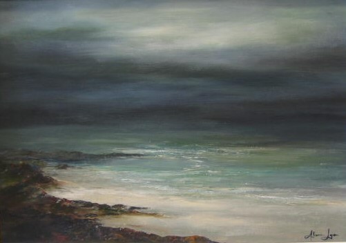'Evening Storm, Arisaig' by artist Alison Lyon